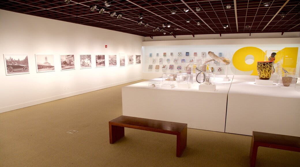 Museo de arte y cultura del Noroeste ofreciendo vistas interiores y arte