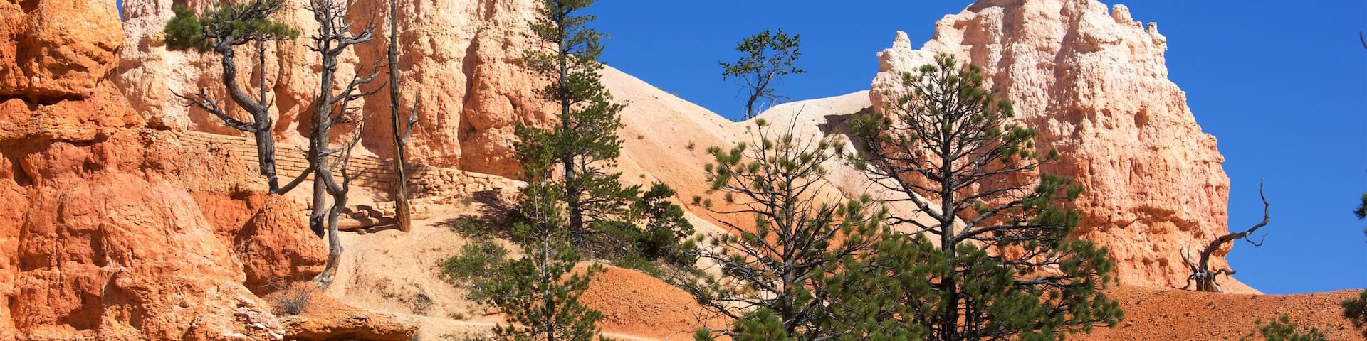 Queens Garden Trailhead which includes tranquil scenes and mountains