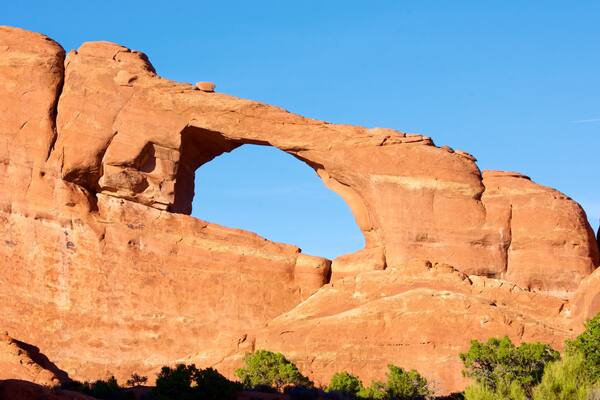 Skyline Arch montrant scènes tranquilles