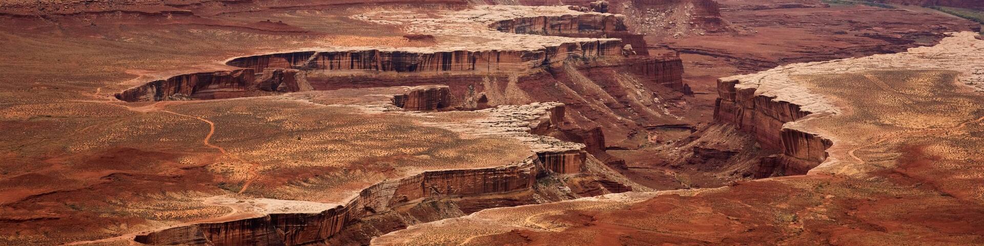 Moab showing a gorge or canyon, landscape views and tranquil scenes