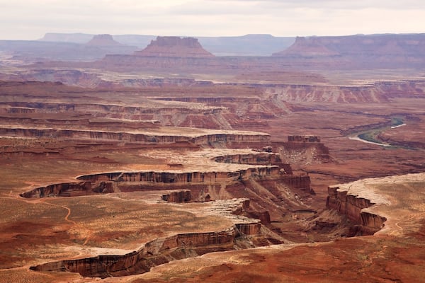 Moab das einen ruhige Szenerie, Landschaften und Schlucht oder Canyon