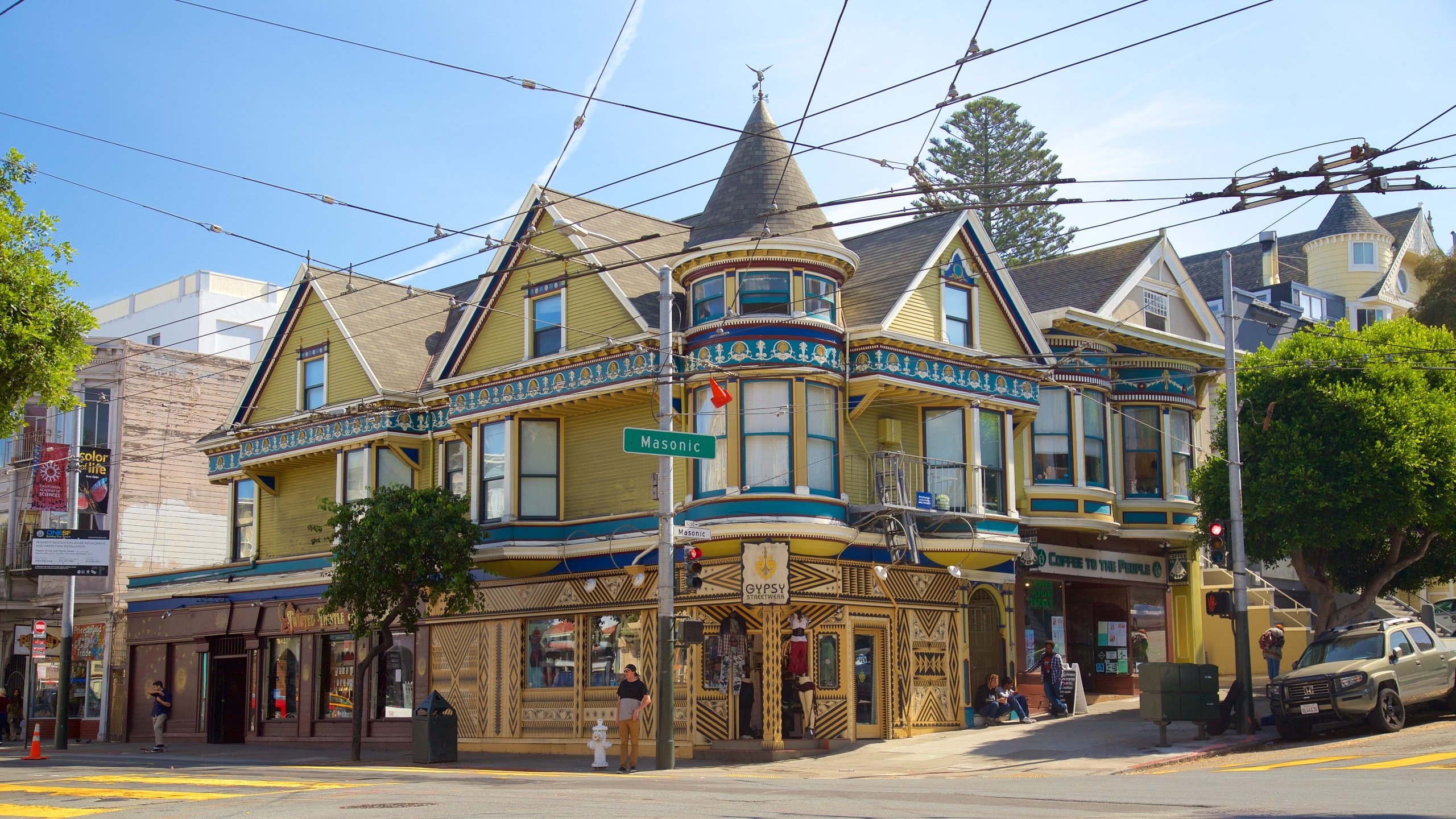 San Francisco showing street scenes