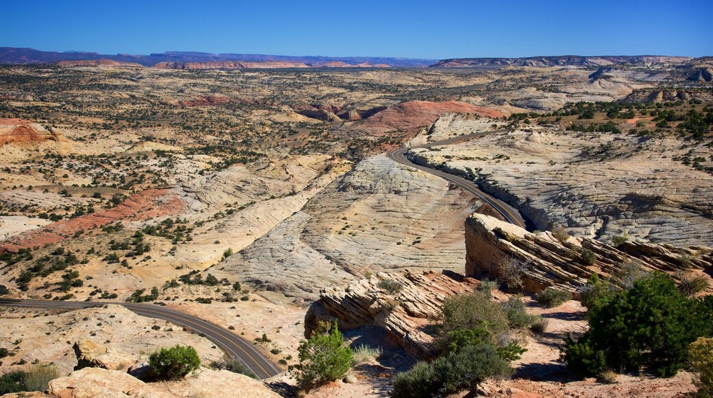 Utah que incluye visitas en vehículo, vistas panorámicas y situaciones tranquilas