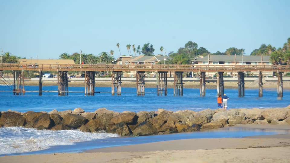 Ventura - Oxnard mostrando una playa y vistas generales de la costa