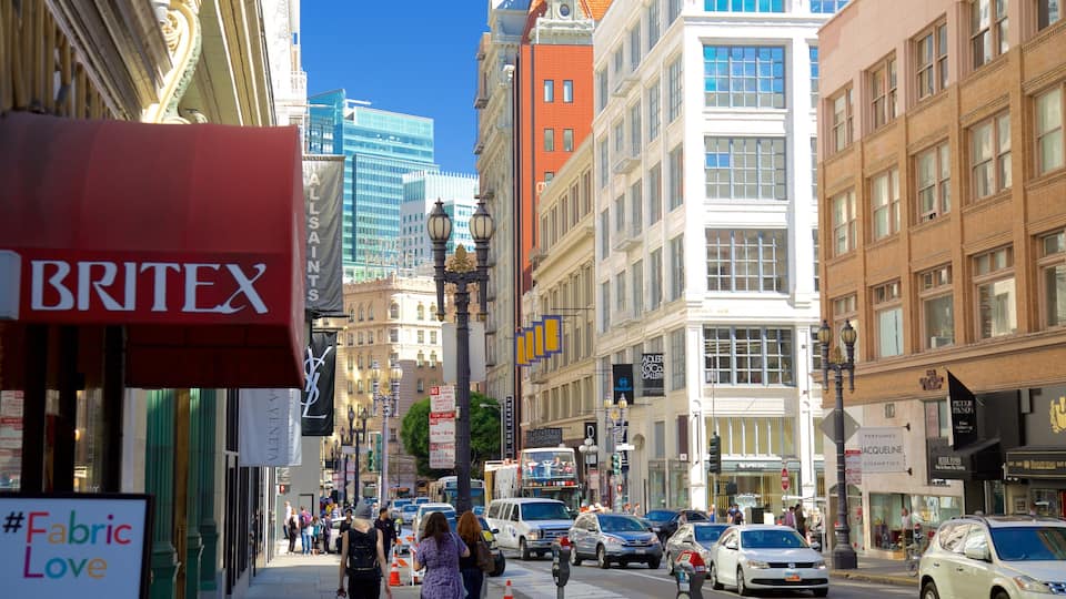 Union Square featuring central business district, a city and street scenes