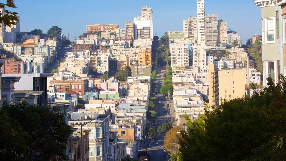 North Beach which includes skyline and a city