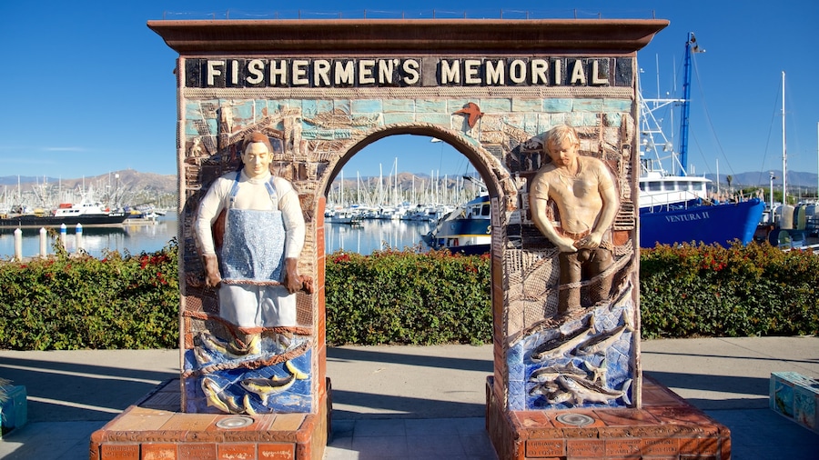 Ventura - Oxnard showing signage and outdoor art