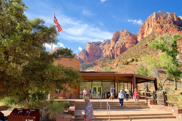 Zion Human History Museum which includes mountains