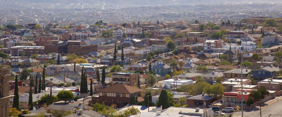 Big Bend Region mit einem Stadt