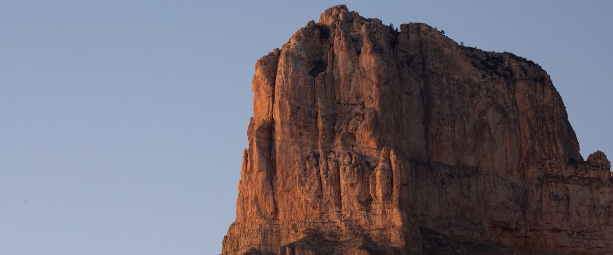 Guadalupe Mountains National Park which includes a ruin