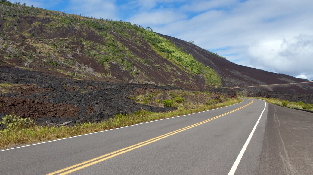 Hawaii Volcanoes National Park mettant en vedette panoramas