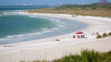 Fort De Soto Park which includes a sandy beach