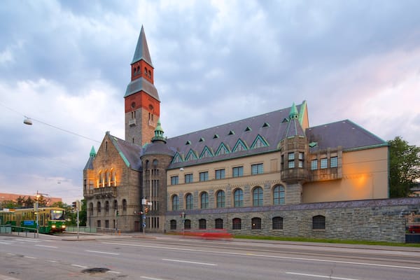 Finnisches Nationalmuseum das einen historische Architektur