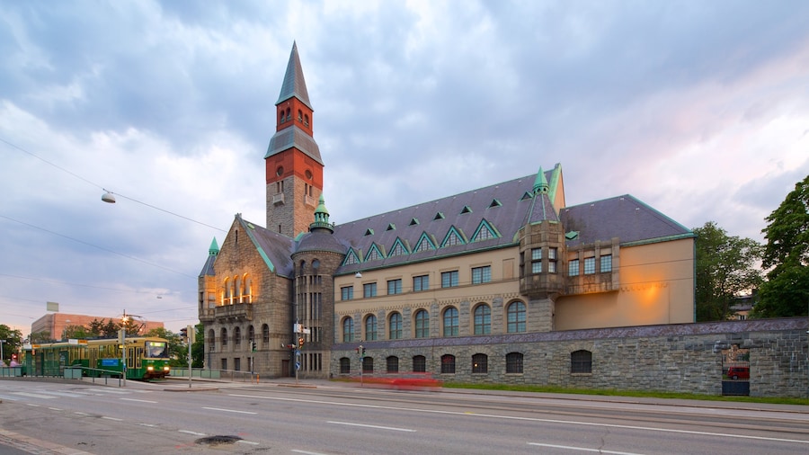 Finnisches Nationalmuseum das einen historische Architektur