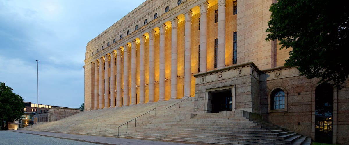 Helsinki featuring heritage architecture