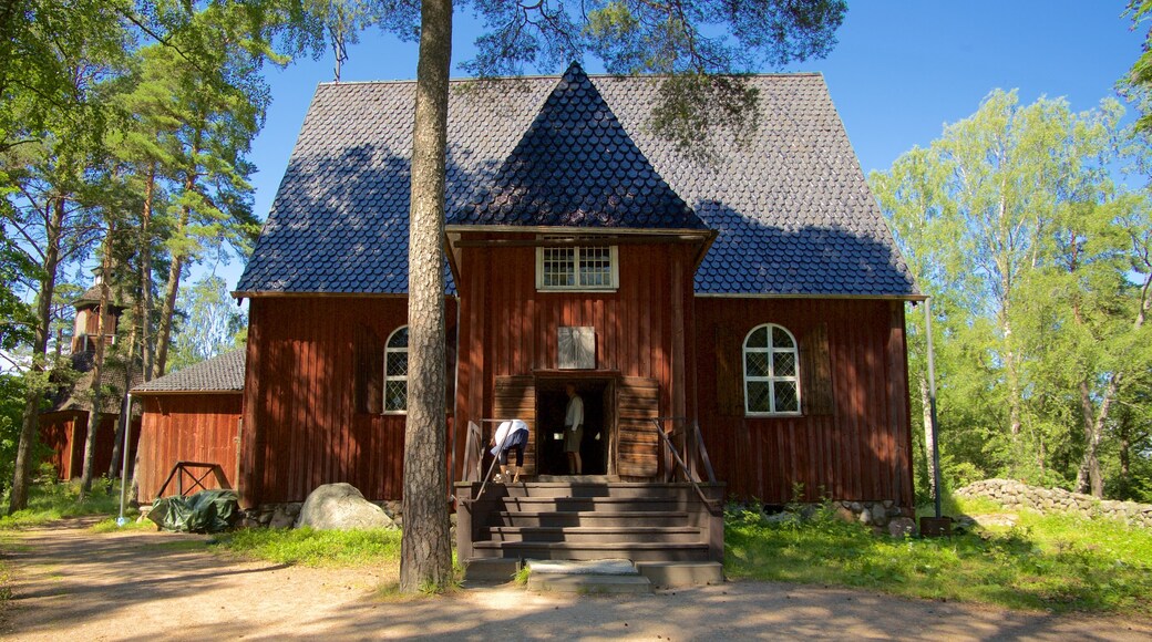 Seurasaari Open Air Museum showing heritage architecture