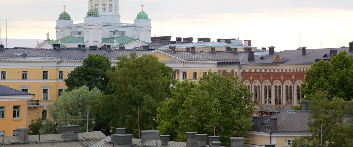 Katajanokka showing a church or cathedral