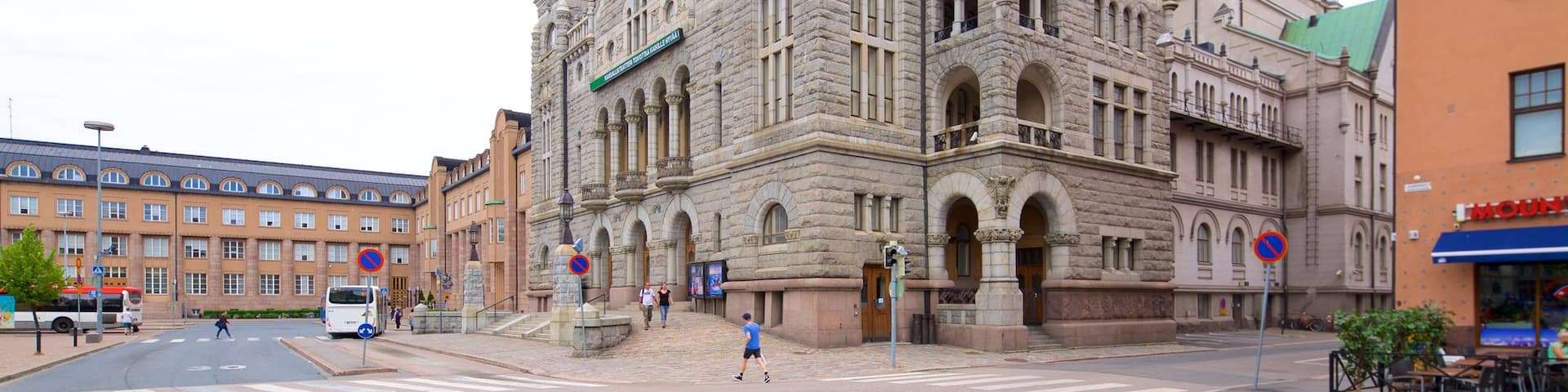 National Theater featuring heritage architecture and theatre scenes