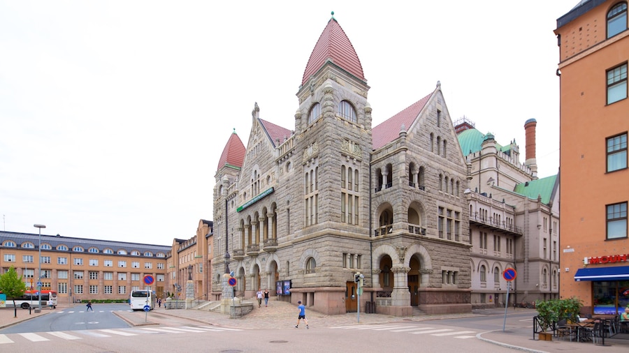 National Theater featuring heritage architecture and theater scenes