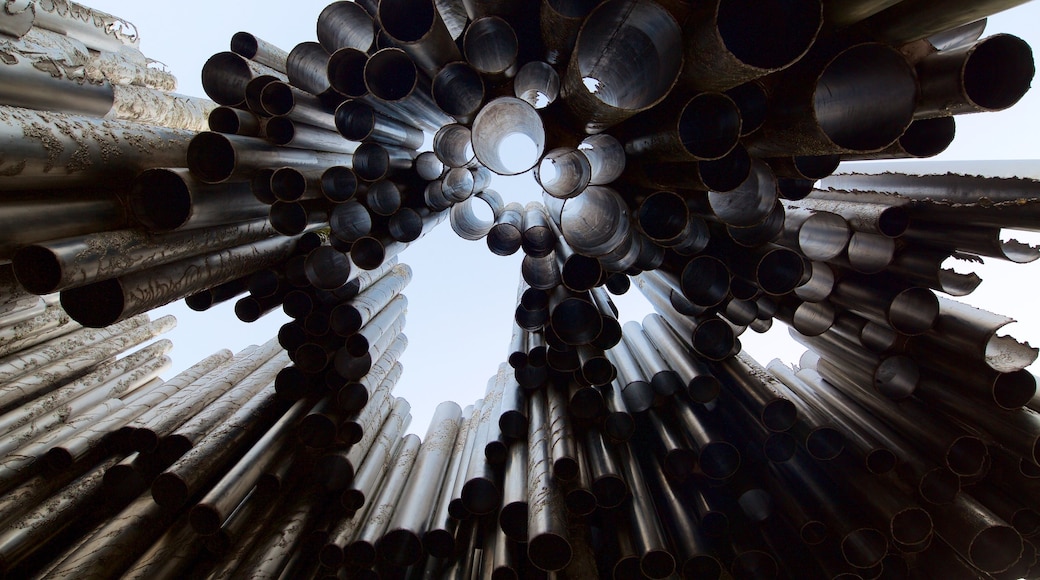 Sibelius Monument showing a monument