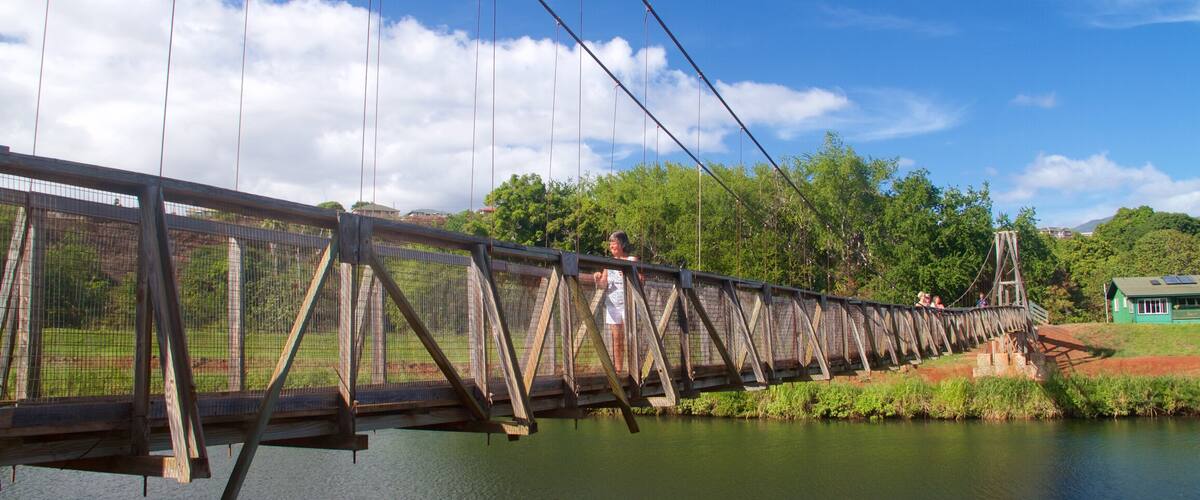 Swinging Bridge qui includes passerelle ou pont suspendu