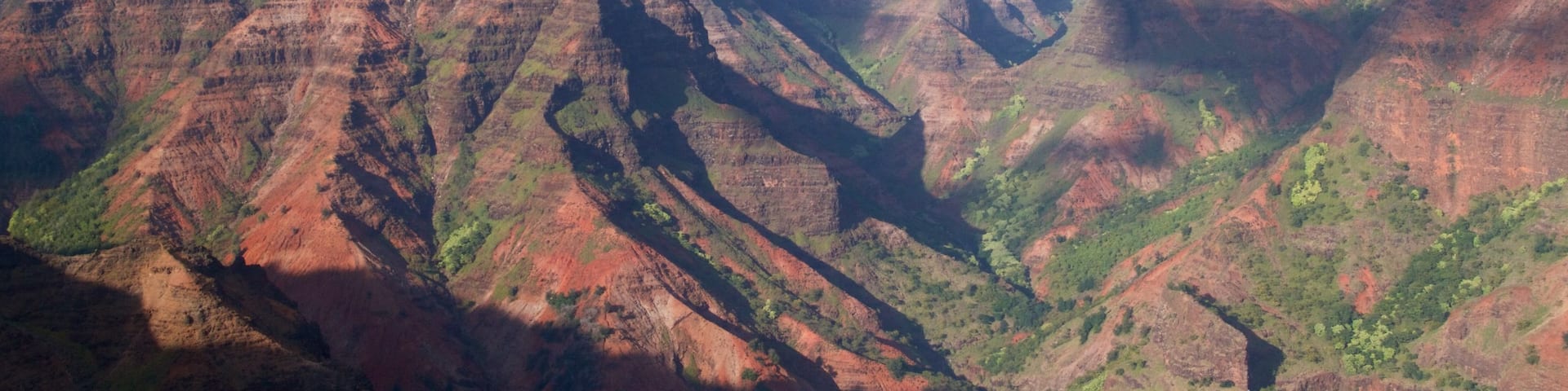 Waimea Canyon which includes landscape views and a gorge or canyon