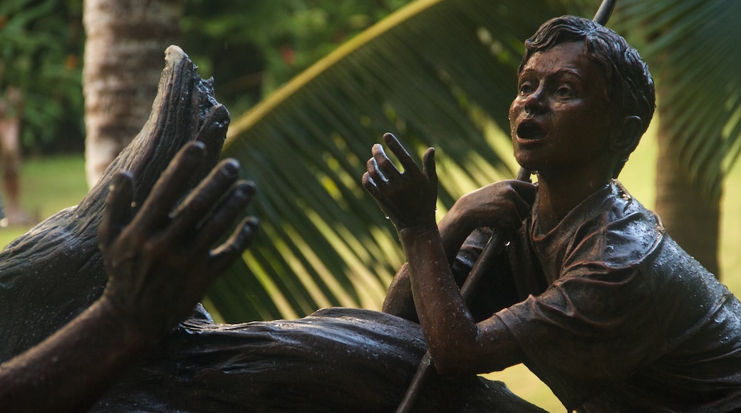 Na Aina Kai Botanical Gardens showing a statue or sculpture