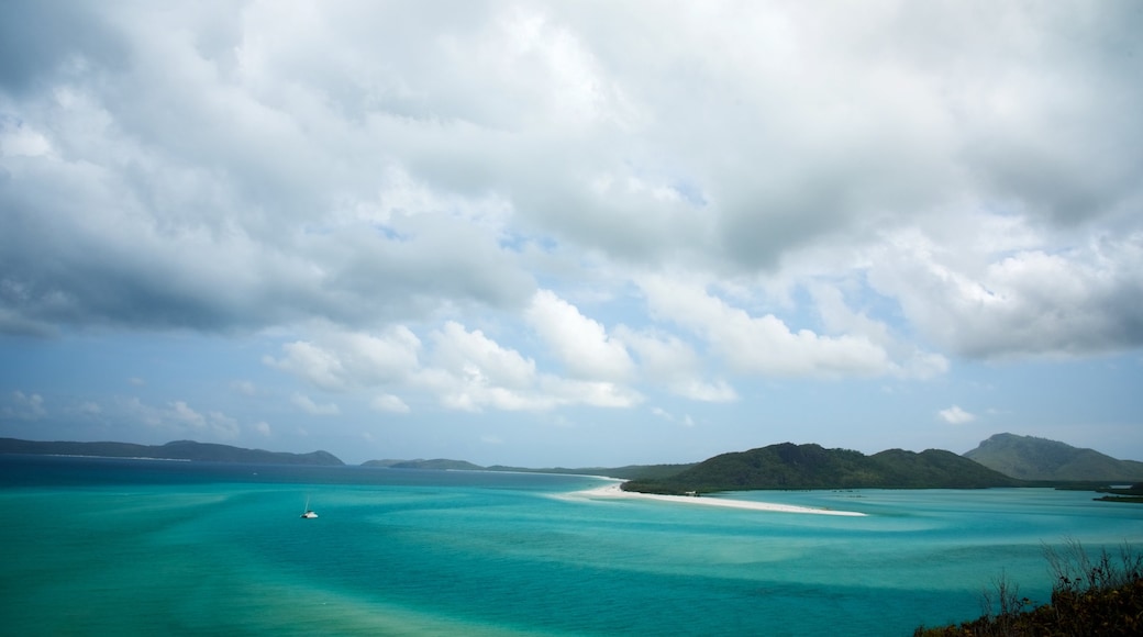 Hamilton Island which includes tropical scenes, general coastal views and landscape views