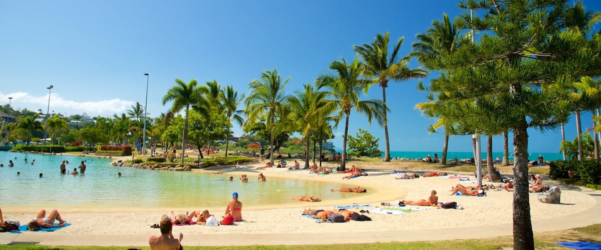Lagon d\'Airlie Beach qui includes baignade, piscine et scĂšnes tropicales