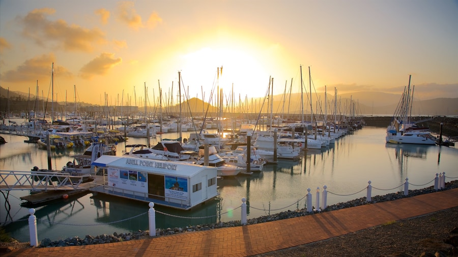 Abell Point Marina featuring boating, a bay or harbor and sailing