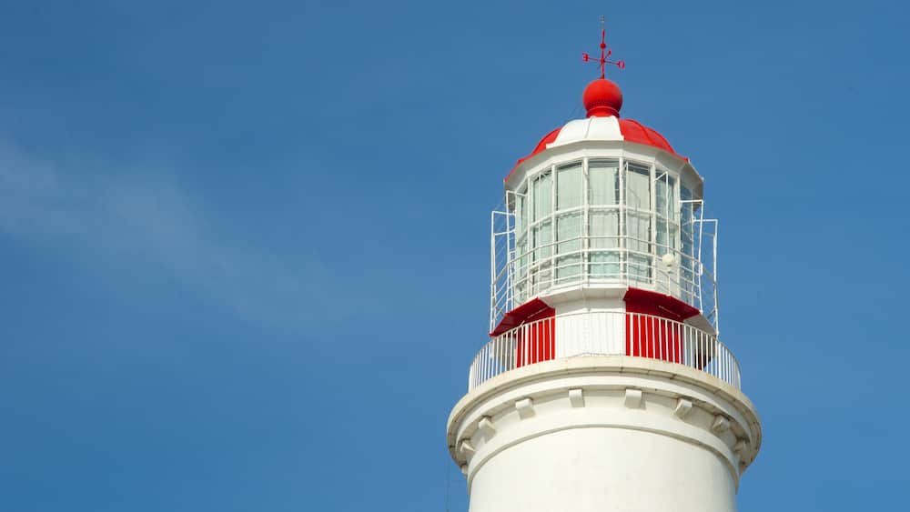 Cape Santa Maria Lighthouse which includes a lighthouse