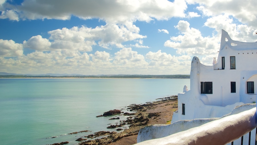 Punta Ballena featuring landscape views, general coastal views and heritage architecture