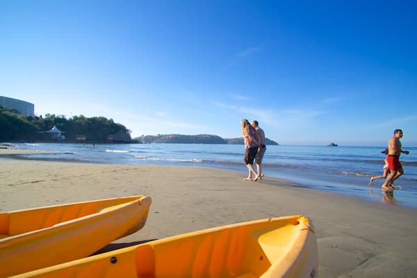 Linda Beach showing a beach and general coastal views as well as a couple