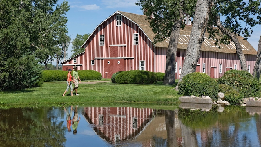 North Platte which includes a pond and heritage architecture as well as a couple