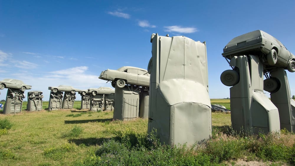 Nebraska Panhandle mit einem Statue oder Skulptur, Kunst und Monument