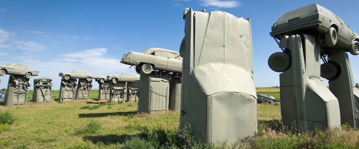 Nebraska Panhandle featuring art, a statue or sculpture and a monument