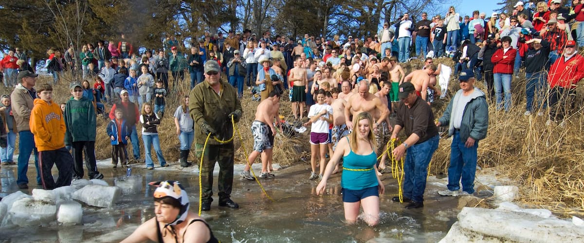 Ainsworth featuring swimming as well as a large group of people