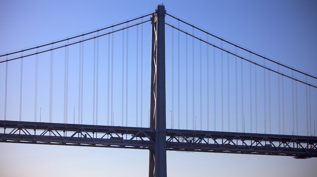 Bay Bridge showing modern architecture and a bridge