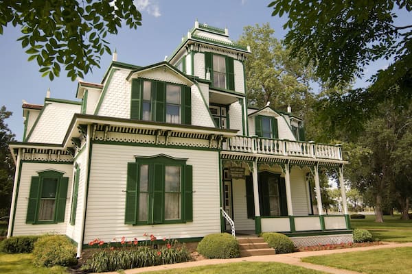 Buffalo Bill\'s Ranch das einen historische Architektur und Haus