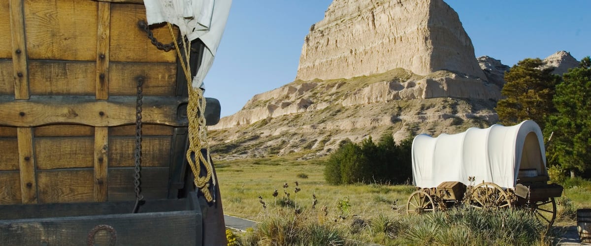 Scottsbluff inclusief bergen en vredige uitzichten
