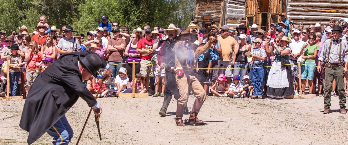Dillon which includes street performance and performance art as well as a large group of people