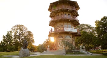 Công viên Patterson cho thấy kiến trúc di sản và công viên