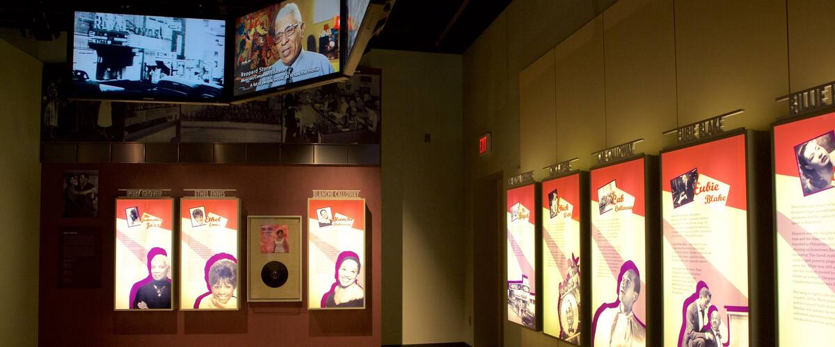 Reginald F. Lewis Museum showing interior views