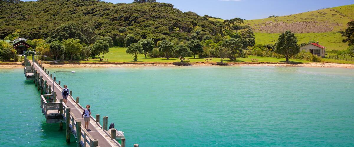 Bay of Islands featuring a beach, a bay or harbor and tranquil scenes