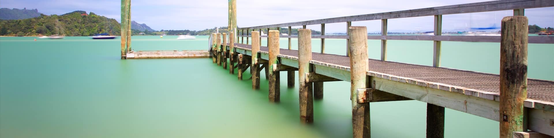 Whangarei Heads featuring a bay or harbor