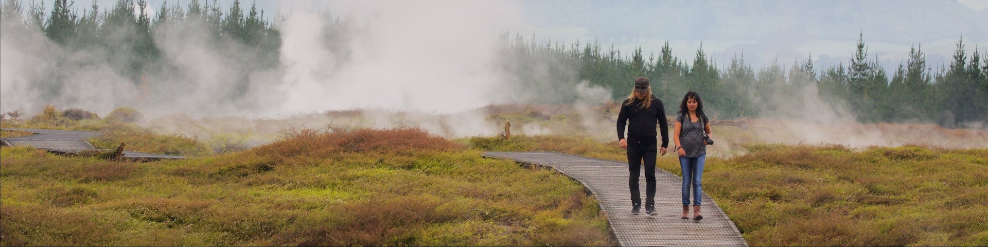 Craters of the Moon which includes a hot spring and mountains as well as a couple