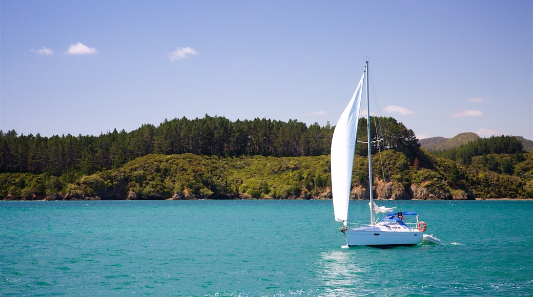 Russell showing sailing and a bay or harbor