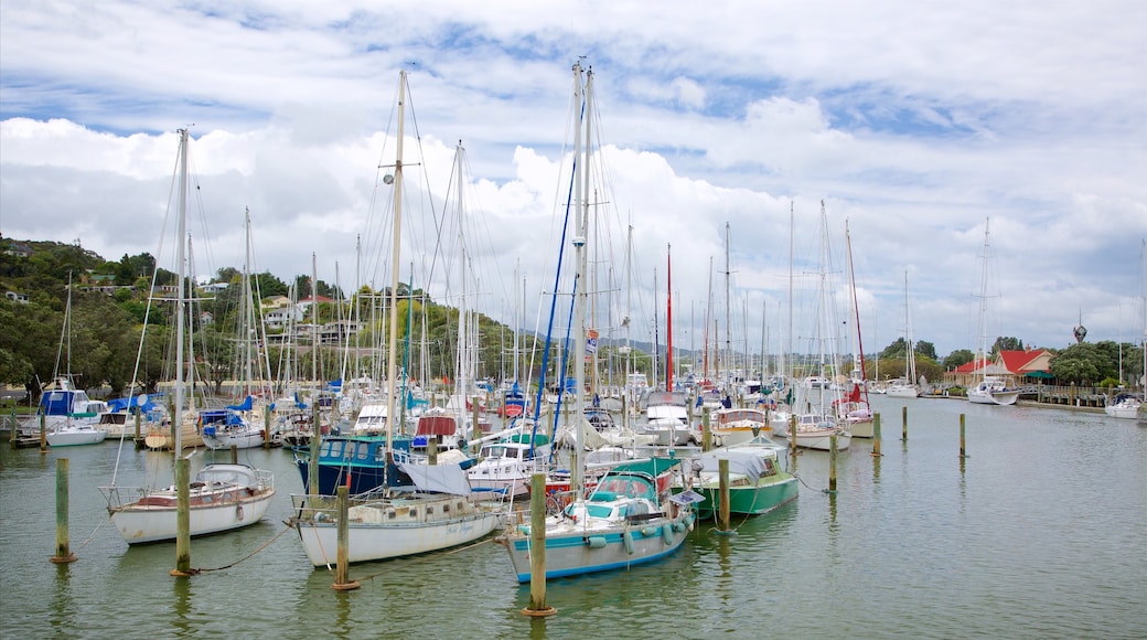 Whangarei which includes sailing, a bay or harbour and a marina