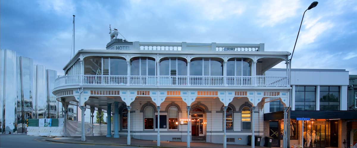 Taranaki montrant patrimoine architectural et scènes de rue