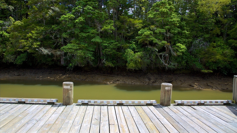Warkworth which includes a river or creek